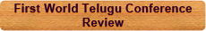 First World Telugu Conference Review