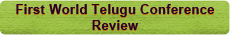 First World Telugu Conference Review